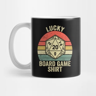 Board Games Lucky Game Night Tabletop Mug